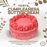 Torta Cumpleañera Buttercream Chica