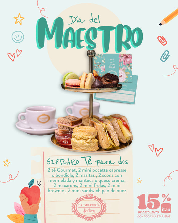 Gifcard Tè para dos