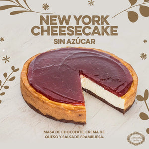 New York Cheesecake Sin Azúcar